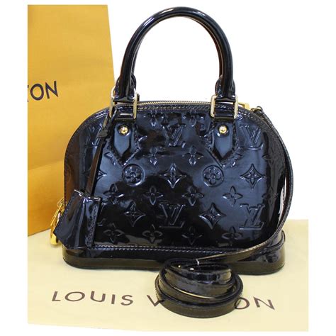 louis vuitton vernis black bag